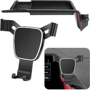 Car Phone Holder Center Console Organizer For Chevrolet Chevy Corvette 2020 2021 2022 2023 2024 2025 C8 Auto Accessories Navigation Bracket Interior Decoration Screen dash board Mobile Cell Mount case