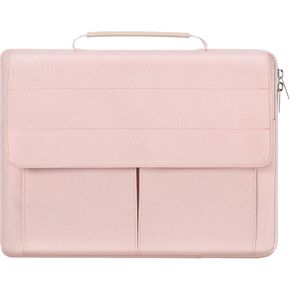 Tablet Sleeve Bag with Handle for iPad Pro 11" M4 M2, iPad Air 11" M2 2024, iPad Air 5/4 10.9", iPad 10th Gen 10.9", Galaxy Tab A9+/S9 FE, Laptop Bag for 11.6" MacBook Air/Chromebook, Pink