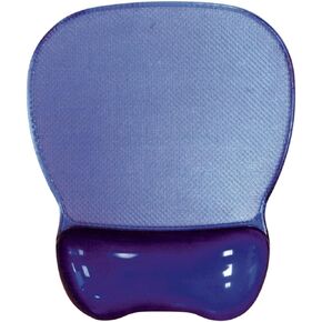Aidata CGL003P Crystal Gel Mouse Pad Wrist Rest, Ergonomic Design, Redistribute Pressure Points, Stain and Water-Resistant, Purple
