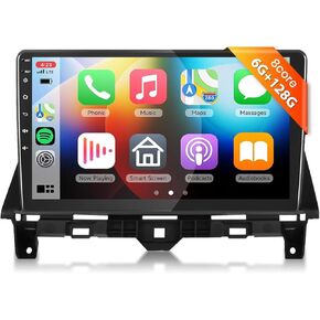 【6G+128G】 8 Core Car Radio Stereo for 2008-2013 Honda Accord 8th with 10.1'' 1280 * 720P IPS Touchscreen/DSP/46EQ/Wireless CarPlay/Android Auto/Bluetooth 5.0/GPS/WiFi/AHD Backup Camera