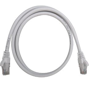 2022 Cat6 Patch Cable 1 Meter White - Machine terminated Speed Tested ethernet Cable, UL Listed, Gold Plated Conductors, Strain Relief Boots, 10Gbps 550Mhz, Pure Solid Copper,