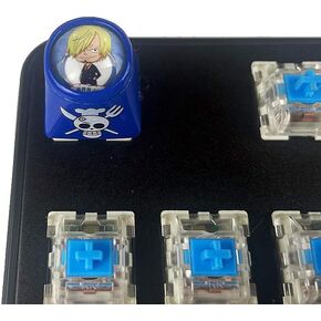 ONE Piece Personalized Handmade Keycap for Most Mechanical Keyboards（Cherry Switch） (Sanji)