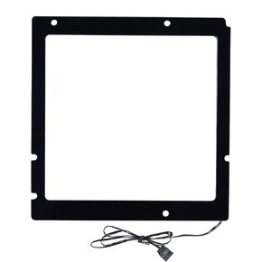 Micro ATX Motherboard RGB Backplate M-ATX Light-Emitting Back-Plane 5V 3 Pin ARGB Desktop Decor Lamp Strip Back Light Pad (M-ATX)