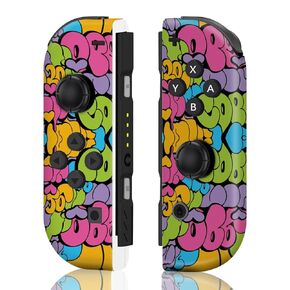 HaeBorl Compatible with Nintendo Switch Controller, L/R Wireless Switch Replacement Joypad Controller for Switch/Switch OLED, Dual Vibration/Screenshot