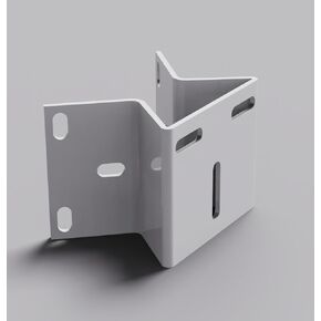 Metal Wall Corner Mount for CCTV Camera, Right Angle Bracket with Screws