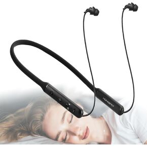 HomeSpot Lightweight Wireless Neckband SleepBuds Side Sleeper Earpiece Superior Audio Quality 28-Hour Battery Life JY110-S1