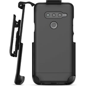 Encased LG V40 ThinQ Belt Clip Case w/Holster (Slimshield Series) Ultra Slim Fit Grip Cover w/Belt Holder (2018)