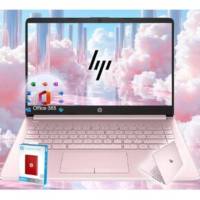 HP 14 Ultrabook • Intel 4-Core CPU • Back to School Limited Edition with Microsoft 365 • 32GB RAM • 1600GB Storage (64GB OnBoard withHP 512GB P500 Portable SSD + 1TB OneDrive) • Pink • Win 11
