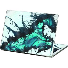 MightySkins Glossy Glitter Skin Compatible with Apple MacBook Air 13.6" M2 (2022) - Wild Splash | Protective, Durable High-Gloss Glitter Finish | Easy to Apply and Change Styles | Made in The USA