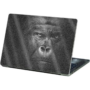 MightySkins Glossy Glitter Skin Compatible with Apple MacBook Air 13.6" M2 (2022) - Mono Gorilla | Protective, Durable High-Gloss Glitter Finish | Easy to Apply and Change Styles | Made in The USA