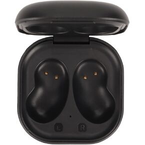 Earbuds Charging Case, Replacement Charger Dock Station with 3.3ft Type C Charging Cable, 600 MAh Battery, for Galaxy Buds Live R180, Black
