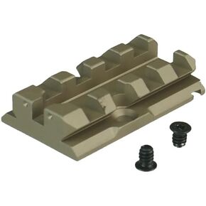 GOTICAL RMR Cover Plate for Glock 17 19 26 Cut Slides, Aluminum Black Finish