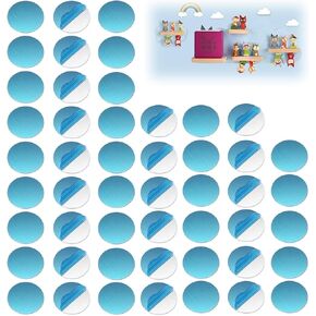 Metal Plate for Magnetic Tonie Figure Shelf, 50pcs Stainless Steel Adhesive Base for Tonies - Decorate Children's Room with Tonie Figures