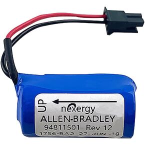 Original 1756‒BA2 for Allen‒Bradley AB 94811501 1756‒L1 PLC Control Battery Nexergy 3V Lithium Battery