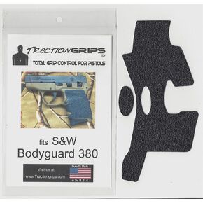 Rubber Grip Tape Overlay for S&W Bodyguard 380 Pistols