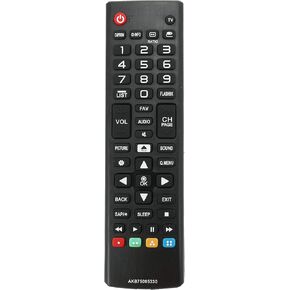 New AKB75095330 Replace Remote Control fit for LG 28MT42DF 28LJ400B 43LJ5000 43LJ500M 32LJ500B 28LJ400B-PU 32LJ500UB 32LJ500-UBLED 28LJ430B 28LJ400B-PU 32LJ500B-UB 43LJ5000-UB 43LJ500M-UB LCD TV