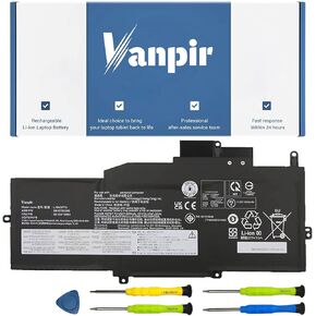 L19M3P73 Laptop Battery Compatible with Lenovo ThinkPad X1 Nano Gen 1st Series L19M3P72 L19C3P71 5B10W13963 SB10T83206 11.58V 48.2Wh 4170mAh