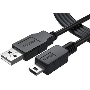 Pwr+ 6 Ft USB-Cable for Garmin-GPS-Navigator-Nuvi 50lm 2555lmt 2595lmt 40lm 1300 255w 1450 1350 1490 500 205w 200 205 350 750; Garmin 500 800 200 Gpsmap 62s Navigon 2100 Streetpilot C330 Zumo 551