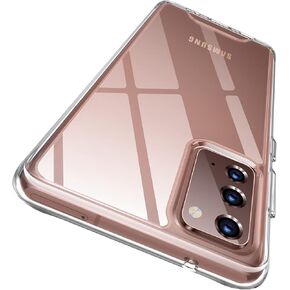 Rayboen Case for Galaxy Note 20 Crystal Clear Designed Non-Slip Shockproof Protection Phone Case, Hard PC Back Flexible TPU Slim Fit Light and Durable Cover for Samsung Galaxy Note 20 5G