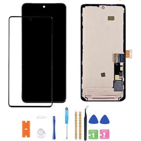 Amoled for Google Pixel 8 5G Screen Replacement with Frame for Pixel 8 Screen Replacement GKWS6 G9BQD LCD Display digitizer Touch Screen Assembly with Repair Tools (Not Fit Pixel 8A and 8 Pro)