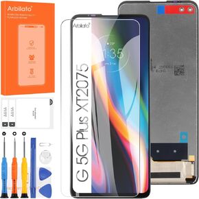 Screen for Motorola Moto G 5G Plus Screen Replacement for Moto ONE 5G LCD Screen Edge S/One 5G UW Touch Display Digitizer Assembly XT2075,XT2075-2 Repair Parts（Black）