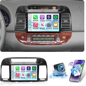 [2G+64G] for 2000 2001 2002 2003 2004 2005 2006 Toyota Camry Radio, Android 13 Car Stereo with 9 inch Touch Screen, Carplay/Android Auto/1080P/Bluetooth/WiFi +AHD Backup Camera