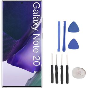 Organic Screen Replacement for Galaxy Note 20, Galaxy Note 20 Frame, Digitizer Assembly with Frame Repair Tools for Note 20 Mobile Phone