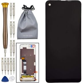 LCD Touch Digitizer Display Screen Replacement for Motorola One Vision P50 XT1970-1 Black