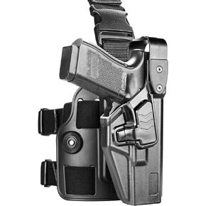 المستوى الثالث Drop Leg الحافظة لـ Glock 19/17 ، حافظة الساق في Glock 17/19/31/32 (Gen 1-5) ، G22/G23 (Gen 1-4) ، G19x ، 44 ، 45 ، حافظة الفخذ ، Fit 1.5 ، 1.75 ، 2.0 '' حزام الواجب ، adj. ارتفاع ارتفاع
