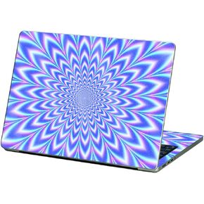 MightySkins Glossy Glitter Skin Compatible with Apple MacBook Air 13.6" M2 (2022) - Jitter Illusion | Protective Durable High-Gloss Glitter Finish | Easy to Apply and Change Styles | Made in The USA