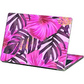 MightySkins Glossy Glitter Skin Compatible with Apple MacBook Air 13.6" M2 (2022) - Tropical Pink | Protective, Durable High-Gloss Glitter Finish | Easy to Apply and Change Styles | Made in The USA