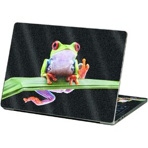 MightySkins Glossy Glitter Skin Compatible With Apple MacBook Air 13.6" M2 (2022) - Hangin Tree Frog | Protective, Durable High-Gloss Glitter Finish | Easy To Apply and Change Styles | Made in the USA