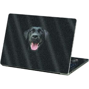 MightySkins Glossy Glitter Skin Compatible with Apple MacBook Air 13.6" M2 (2022) - Black Lab | Protective, Durable High-Gloss Glitter Finish | Easy to Apply and Change Styles | Made in The USA
