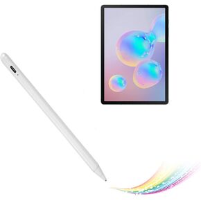 Electronic Stylus for Samsung Galaxy Tab S6/S7/S8/S9 Ultra Pencil,Active Capacitive Pencil Compatible with Samsung Galaxy Tab S6/S7/S8/S9 Ultra Stylus Pens,Good on Drawing and Writing Pen,White