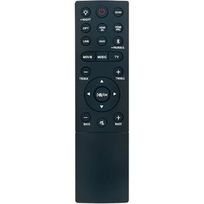 Replace Soundbar Remote Control Work for TCL TS8132 Alto 8+ 3.1.2 Channel TS8212 TS8212-NA Alto 8+ 2.1.2 Channel Dolby Atmos Sound Bar and TS8111 TS8111-NA Alto 8i 2.1 Channel Dolby Atmos Sound Bar