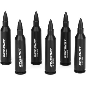Epicshot Premium Training Metal Snap Caps Black Dry Fire Training Dummy Rounds Practice Safe Loading Firing