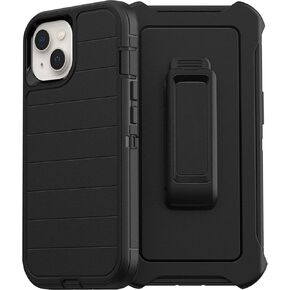 Defender Case Compatible with iPhone 13 Case Black