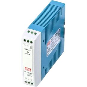 MDR-10-15 15V 0.67A DIN Rail Power Supply - 10W Low Power, High Efficiency AC/DC Converter for Cost-Sensitive Applications - Ideal for Small Systems and Instrumentation