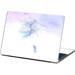 MightySkins Glossy Glitter Skin Compatible with Apple MacBook Pro 13" M2 (2022) - Long Way to Fuji | Protective, Durable High-Gloss Glitter Finish | Easy to Apply and Change Styles | Made in The USA