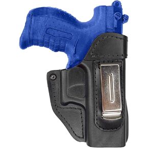 VlaMiTex IWB Leather Holster Fits Walther P22 / PK380 / Ruger SR22 Black