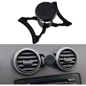 Magnetic Car Mount for Audi A3 8P / S3 8P (2004-2013), Magnetic Car Phone Holder Suitable for Smartphones GPS Mobile Phone Holder with 360 Degree Rotatable Phone Holder Mount, Black