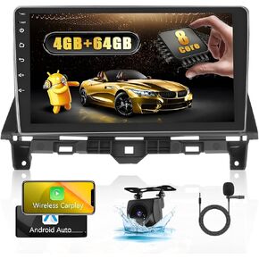 Fuluku 【8 Core 4+64g】 Android 13 Radio for Honda Accord 2008-2013 Wireless Carroid Android Auto ، 10.1 '' inch touch screen stereo gps wifi 32eq dsp Bluetooth SWC camera in Kuwait