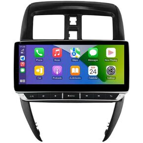 for Nissan Versa Sedan Radio 2015-2019 Android 13 Car Stereo 10.25" Touchscreen Wireless Carplay Android Auto GPS Navigation with Free Reverse Camera 4GB RAM+64GB ROM