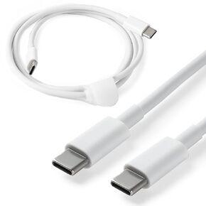 USB-C to USB-C Cable Charger Cord - 3 Ft 100W Fast Charging USB C Cable, 480Mbps Data Transfer, C Type Charger Cord Compatible with iPhone 15 & 16 Series, MacBooks, Laptops & Android Devices