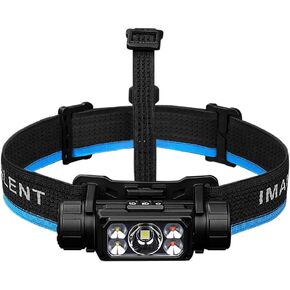IMALENT HT70 Headlamp 3500 Lumen Led Rechargeable Flashlight, Super Bright Head Lamp with Red White Warm Light for Camping, Outdoor, Running and Hiking (HT70)