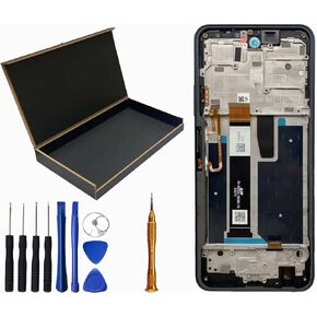 LCD Screen Display Touch Digitizer Assembly Frame Replacement for Boost Mobile Celero 5G Plus 2024 LCD Screen /Celero3 5G+ 2024 LCD Screen 7" Blue