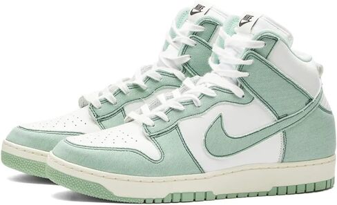 Nike Dunk HIGH 1985 Womens Fashion Trainers in Grey Burgundy - 7.5 US in Kuwait