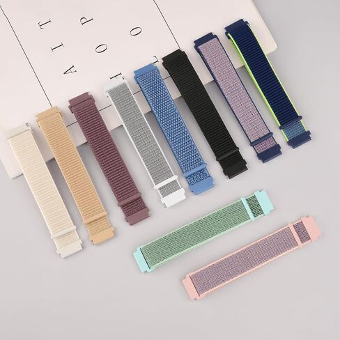 AMZPAS 20mm 22mm relect relect relect band مع Samsung Galaxy Watch 3 45 مم/Galaxy Watch 46 مم/تروس S3 Frontier/Classic/Venu 3/Venu 2/Vivoactive 4/Fossil Gen 6 44mm نطاقات للنساء الرجال in Kuwait