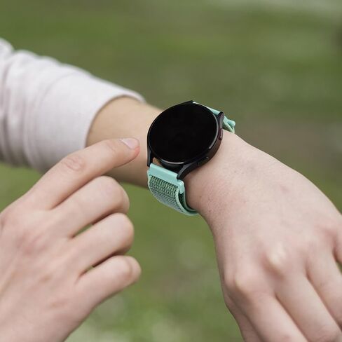 AMZPAS 20mm 22mm relect relect relect band مع Samsung Galaxy Watch 3 45 مم/Galaxy Watch 46 مم/تروس S3 Frontier/Classic/Venu 3/Venu 2/Vivoactive 4/Fossil Gen 6 44mm نطاقات للنساء الرجال in Kuwait