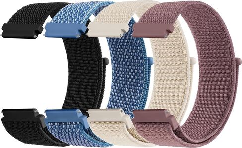AMZPAS 20mm 22mm relect relect relect band مع Samsung Galaxy Watch 3 45 مم/Galaxy Watch 46 مم/تروس S3 Frontier/Classic/Venu 3/Venu 2/Vivoactive 4/Fossil Gen 6 44mm نطاقات للنساء الرجال in Kuwait